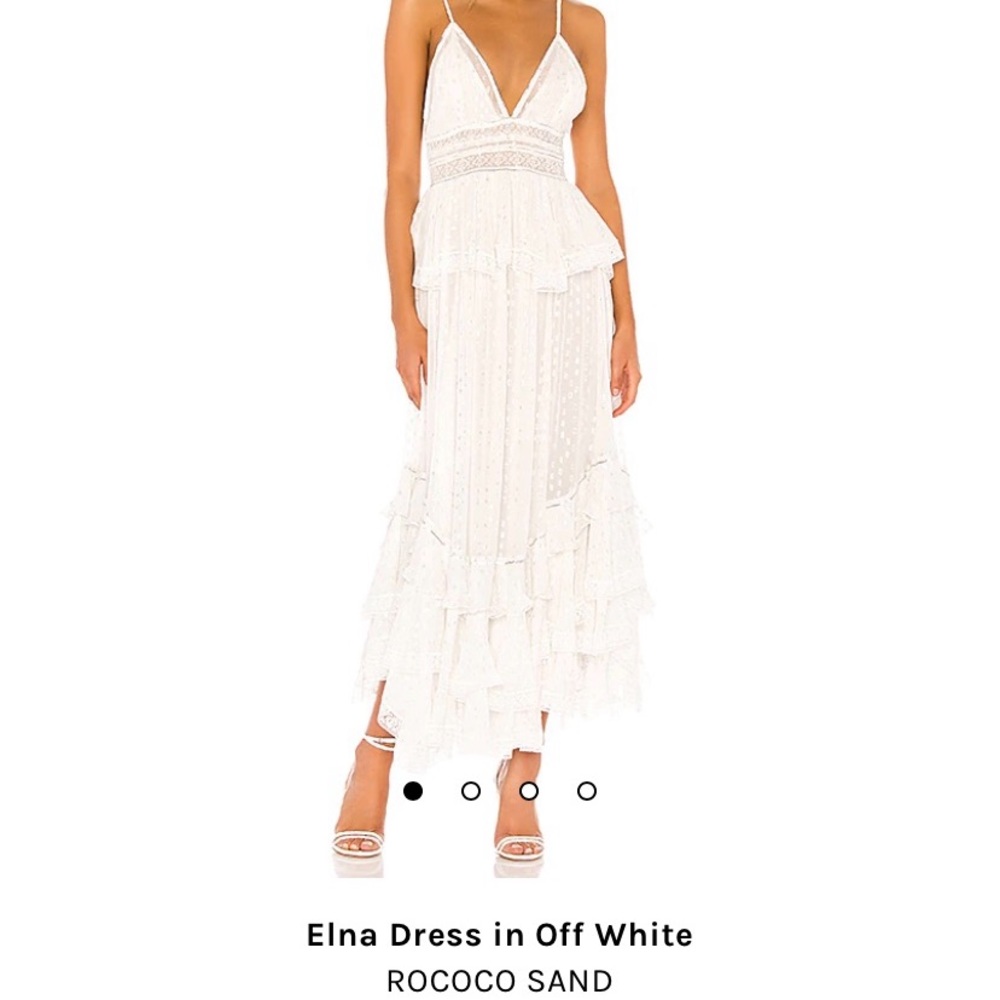 Rococo Sand White dress